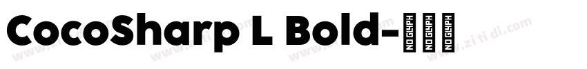CocoSharp L Bold字体转换
